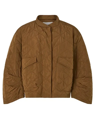 Rabens Saloner - Rhea Tech Quilt Jakke - Chestnut
